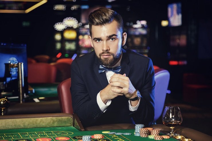 Permainan live casino dengan dealer profesional di layar perangkat